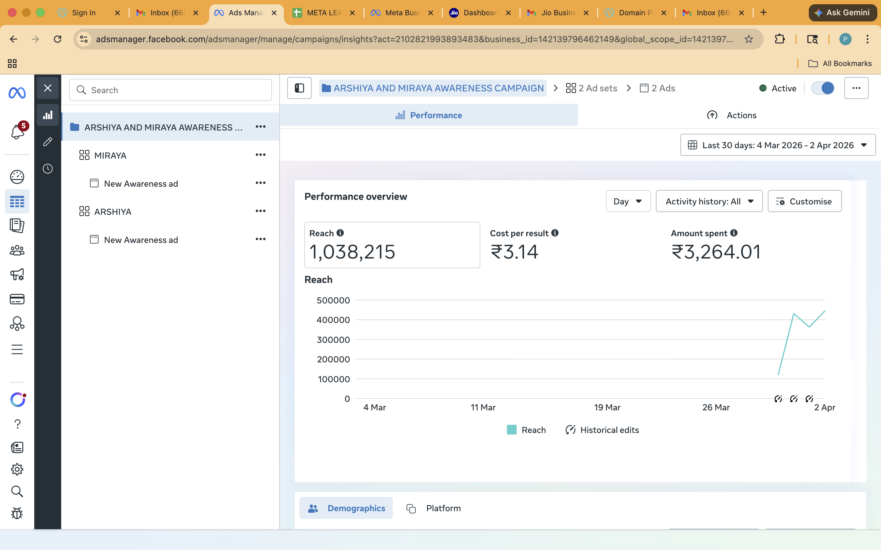 Meta Ads Result 10 showcase by ONE MATE SOLUTION