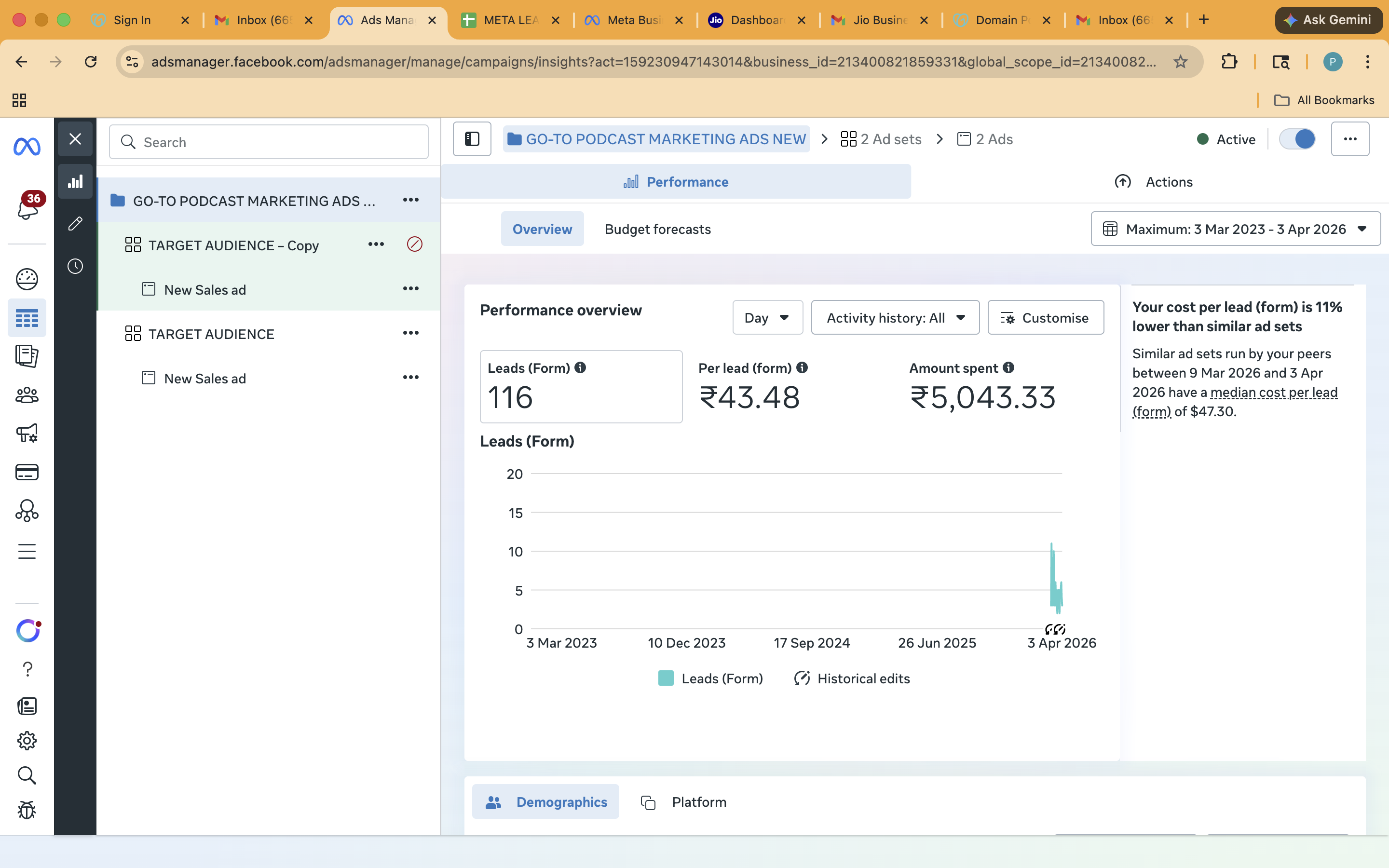 Meta Ads Result 11 showcase by ONE MATE SOLUTION
