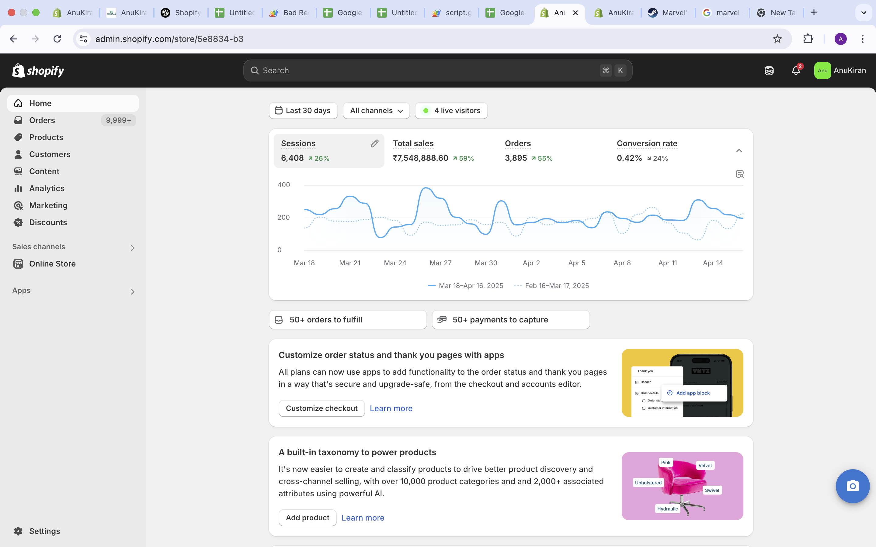 Shopify Sales 10 showcase by ONE MATE SOLUTION