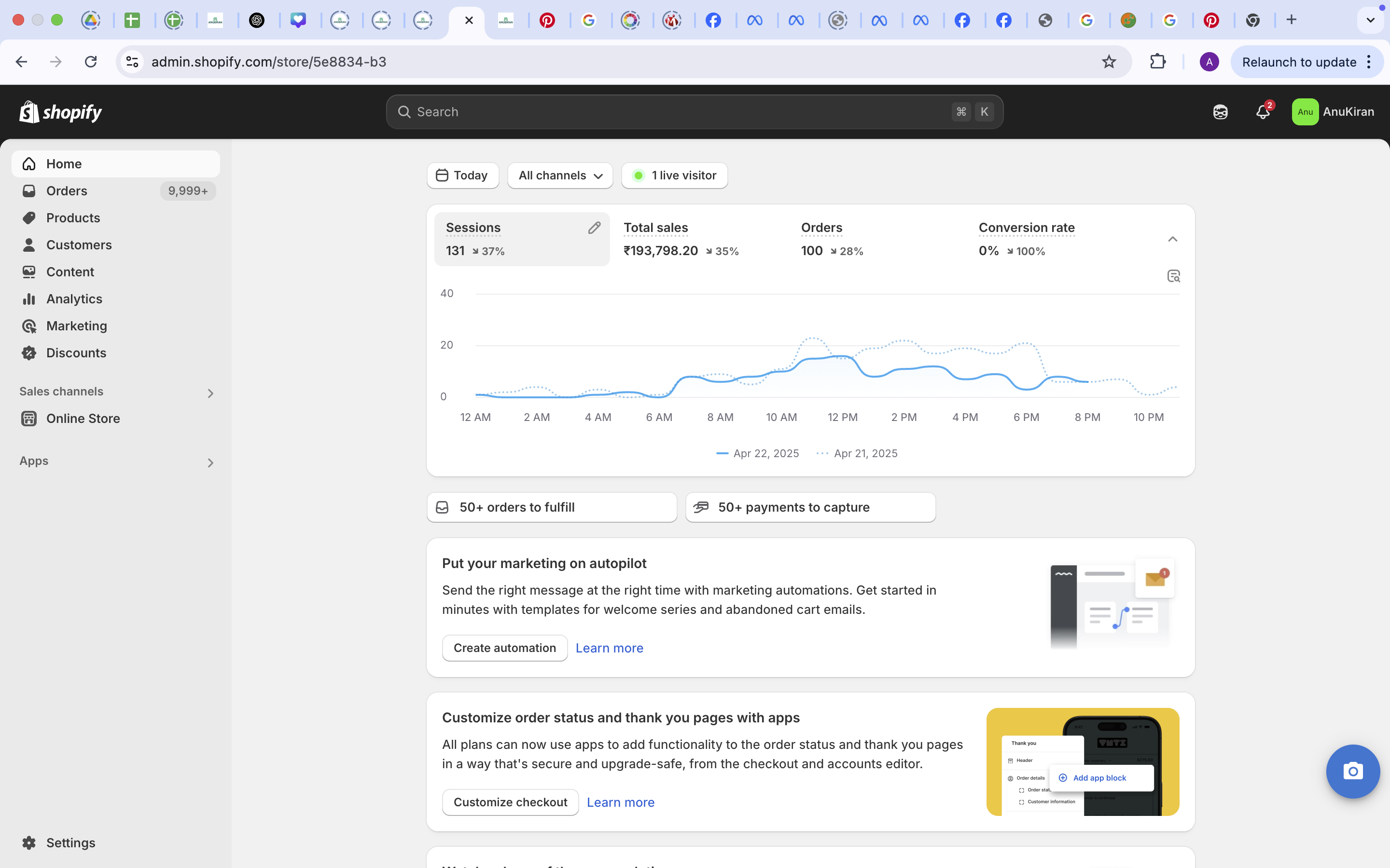 Shopify Sales 22 showcase by ONE MATE SOLUTION