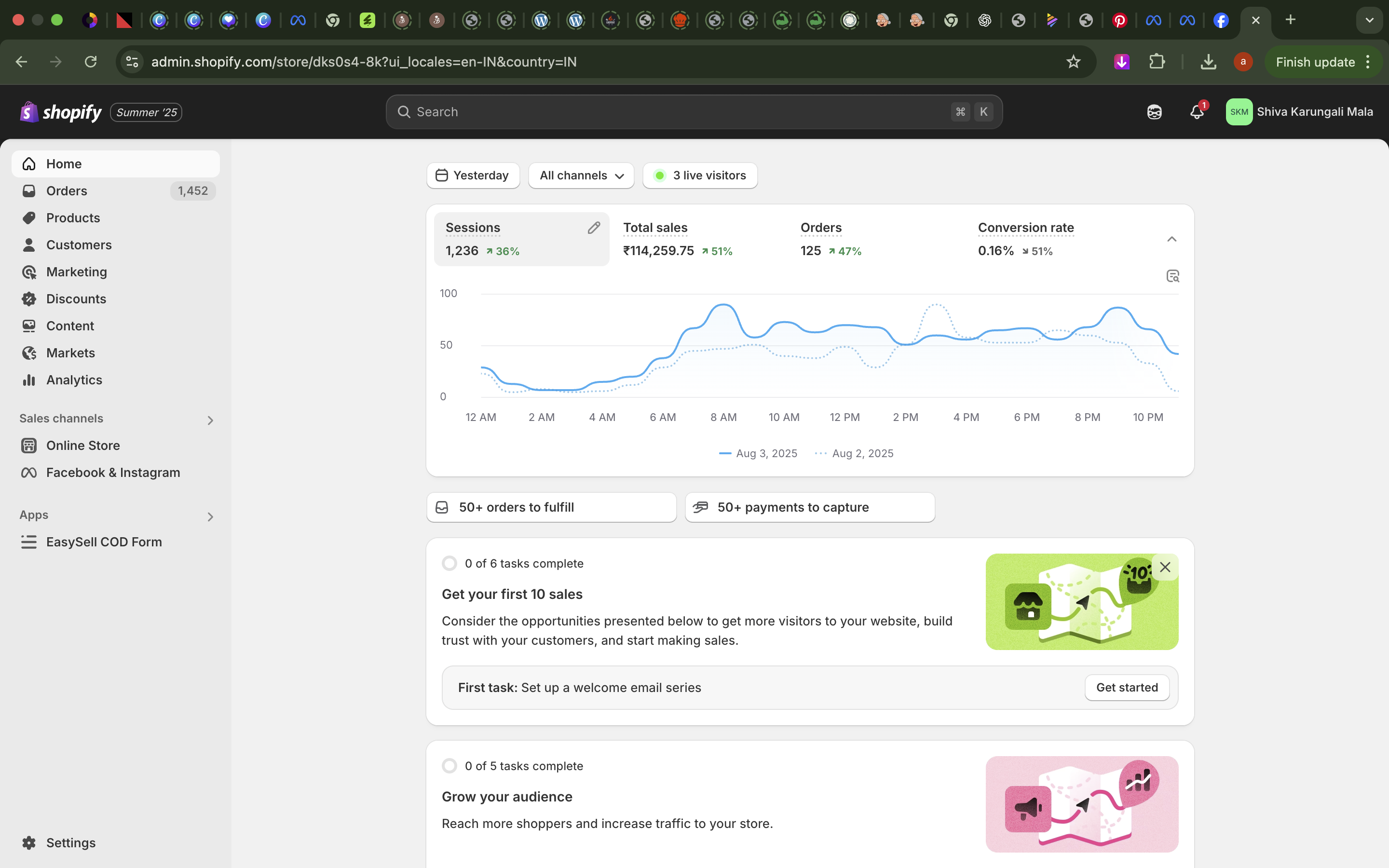 Shopify Sales 27 showcase by ONE MATE SOLUTION