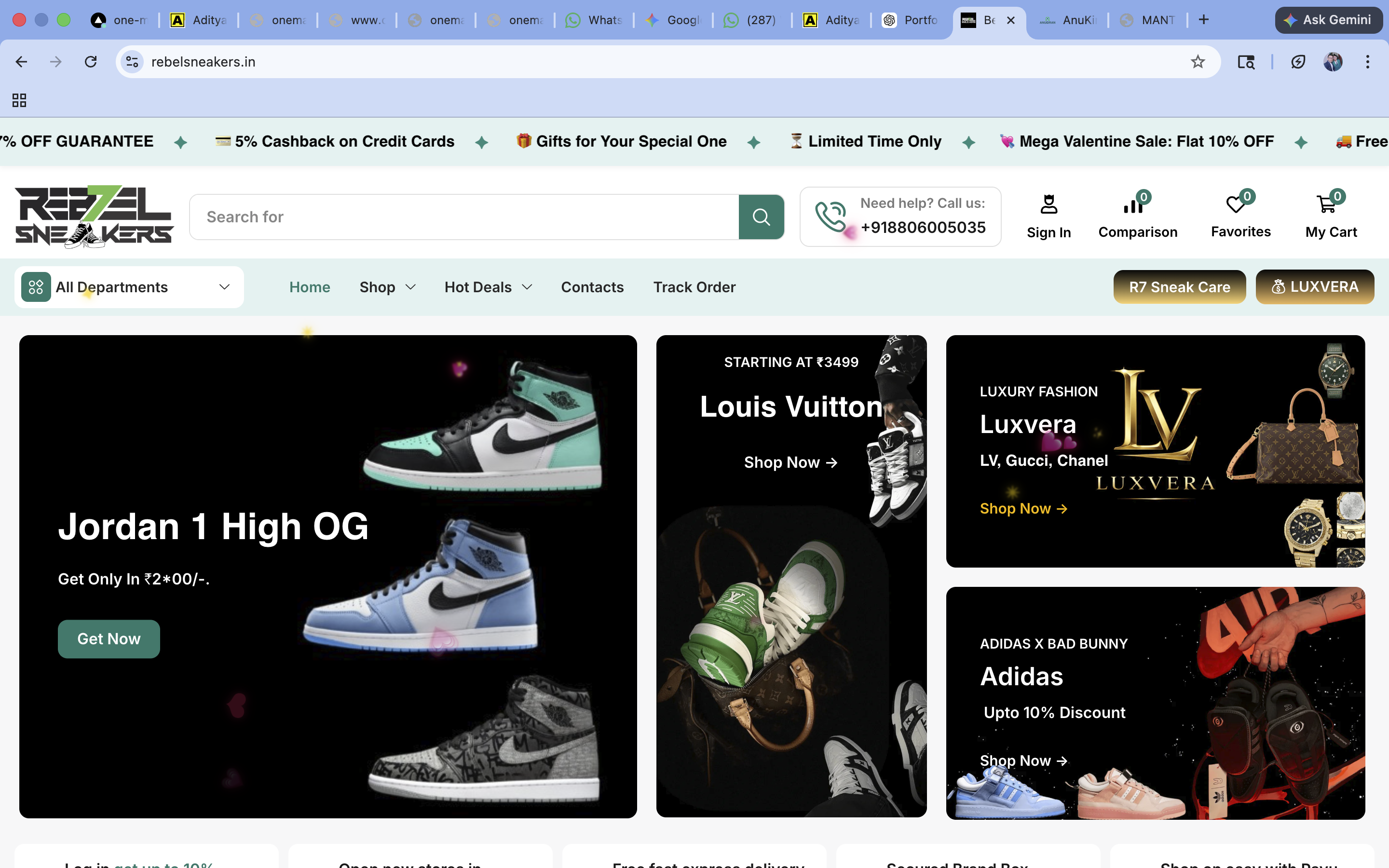 Website Build 02 showcase by ONE MATE SOLUTION