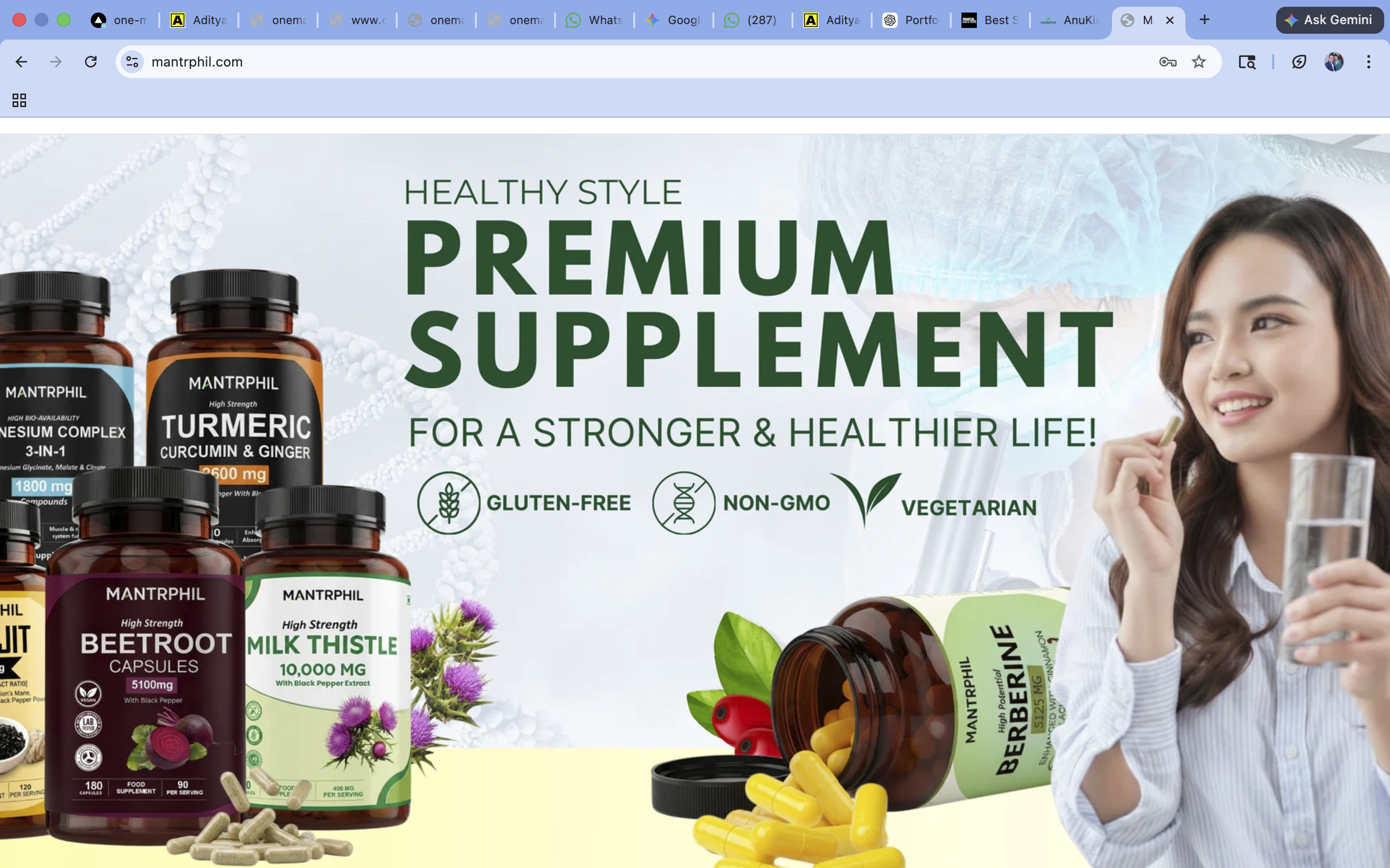 Website Build 03 showcase by ONE MATE SOLUTION