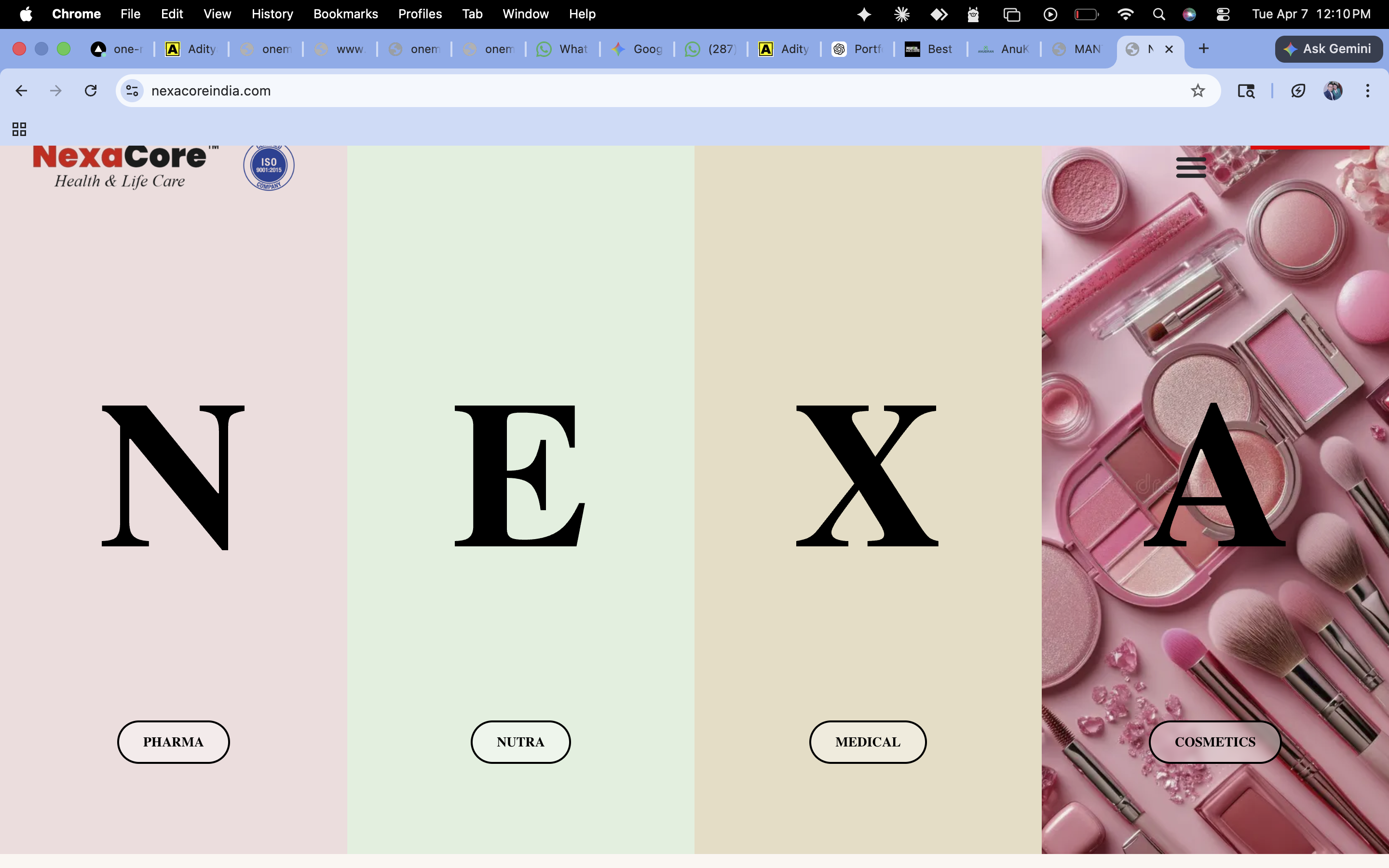 Website Build 05 showcase by ONE MATE SOLUTION