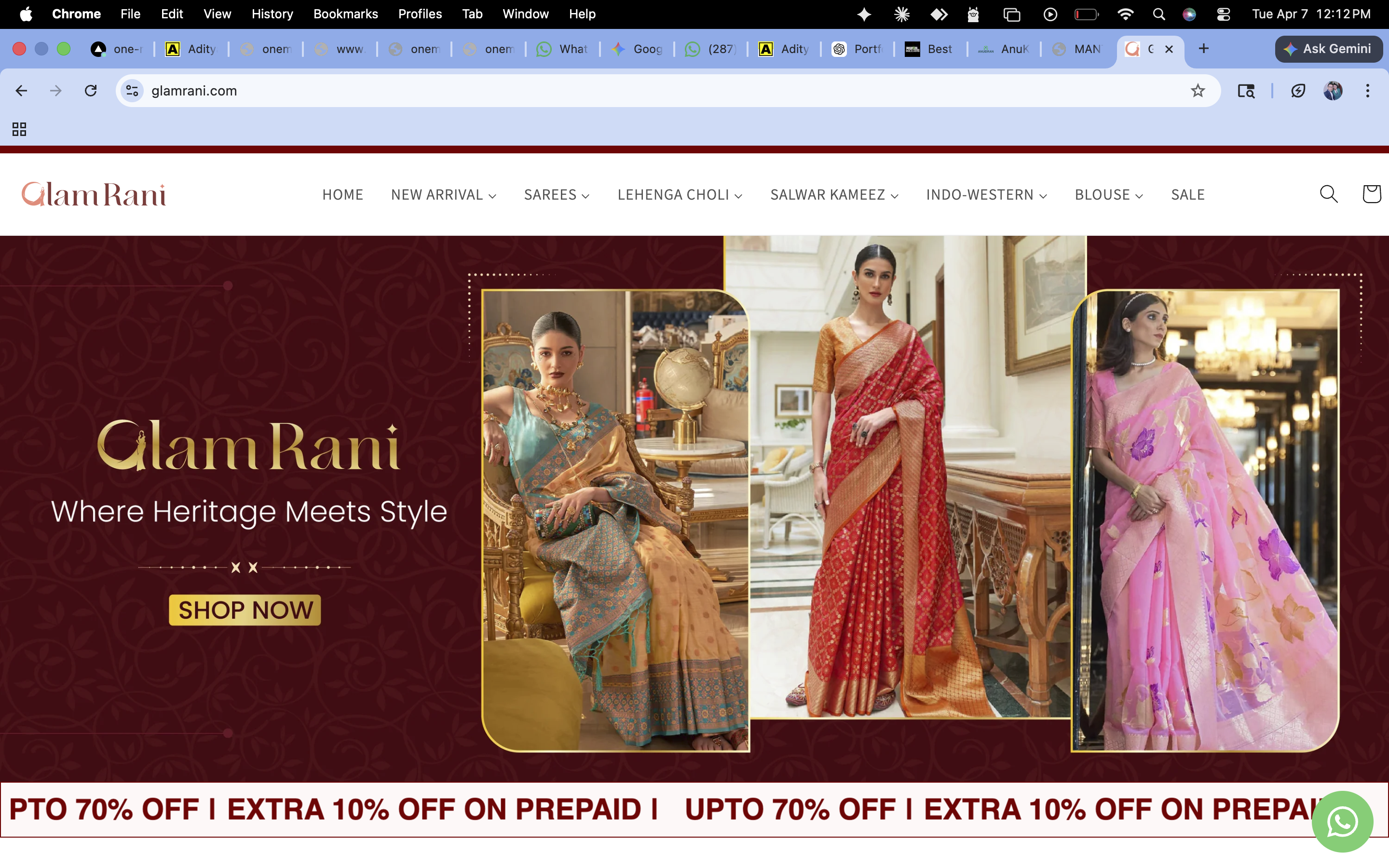 Website Build 08 showcase by ONE MATE SOLUTION