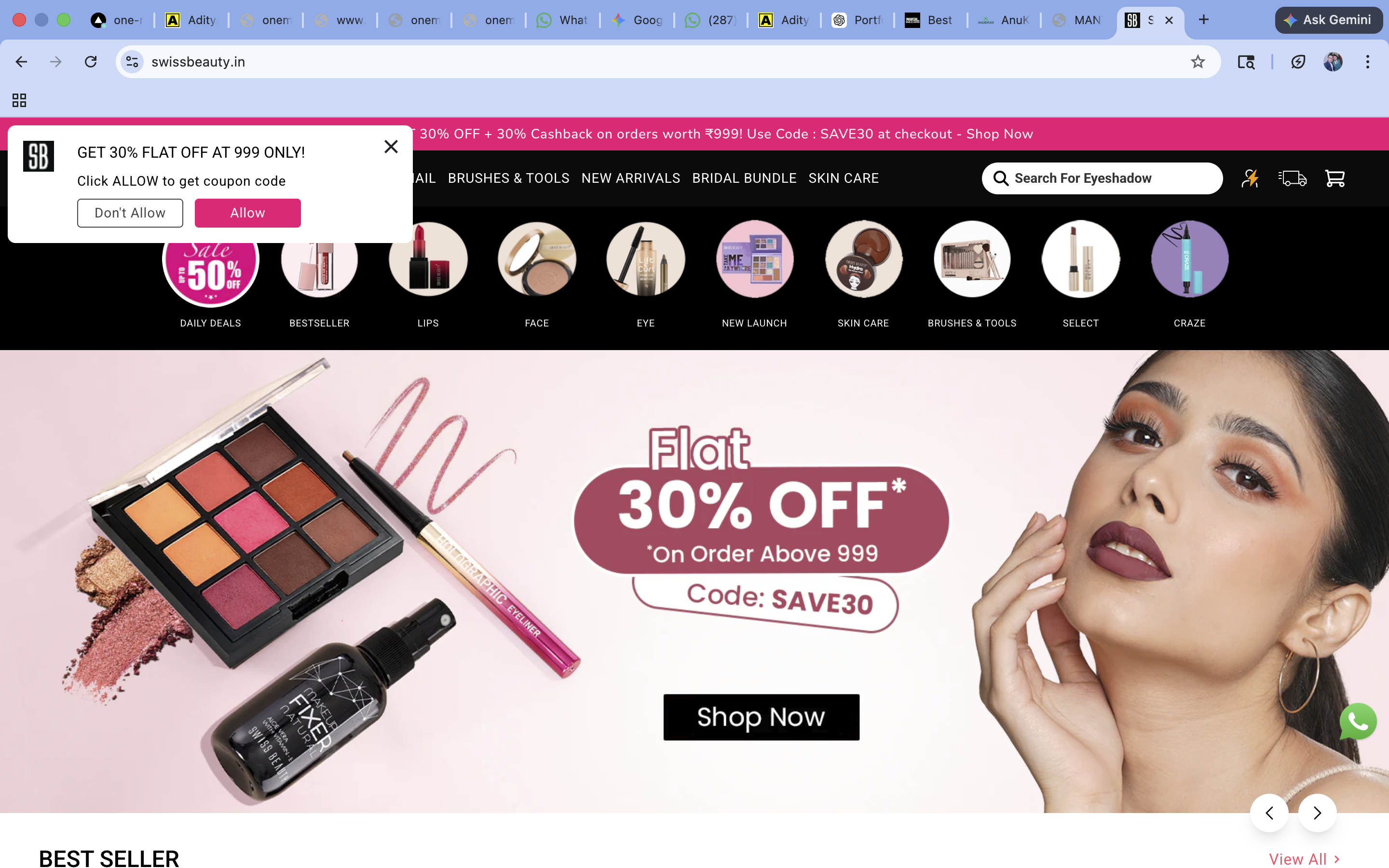 Website Build 10 showcase by ONE MATE SOLUTION