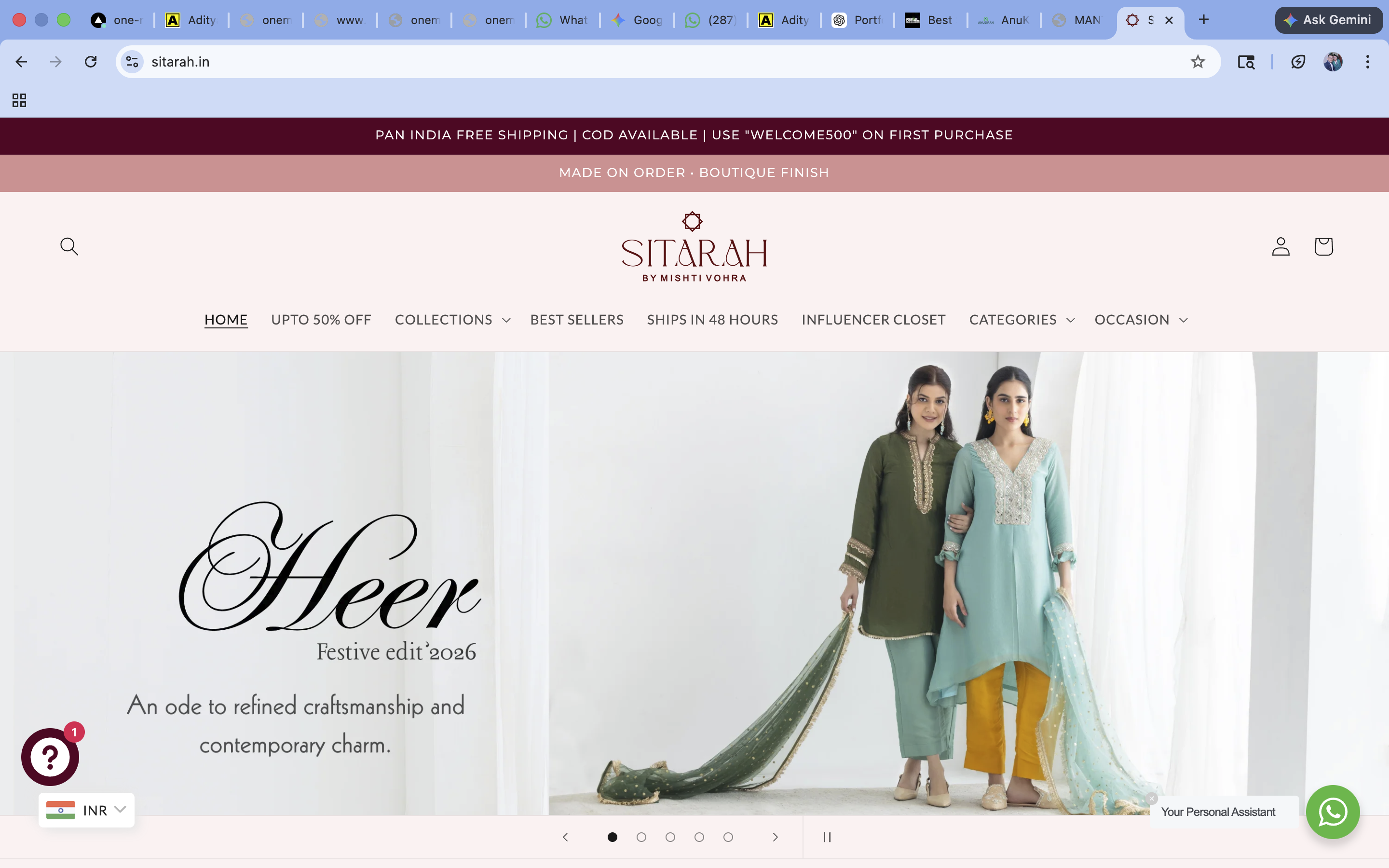 Website Build 13 showcase by ONE MATE SOLUTION